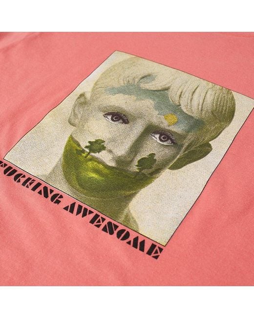 Fucking Awesome Tee You Don't Know Me Light Pink FA Skateboard T-Shirt