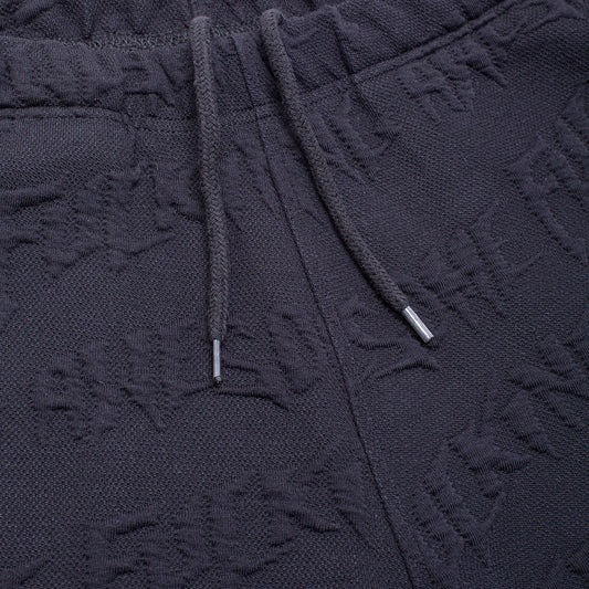 Fucking Awesome Sweat Pant Jacquard Logo Black FA Skateboard Trackies