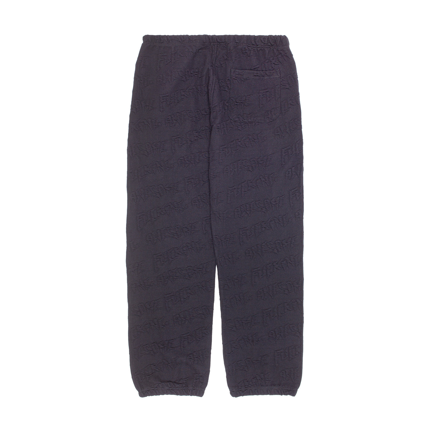 Fucking Awesome Sweat Pant Jacquard Logo Black FA Skateboard Trackies