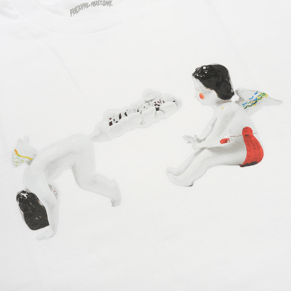 Fucking Awesome Tee Cherub Fart White FA Skateboard T-Shirt