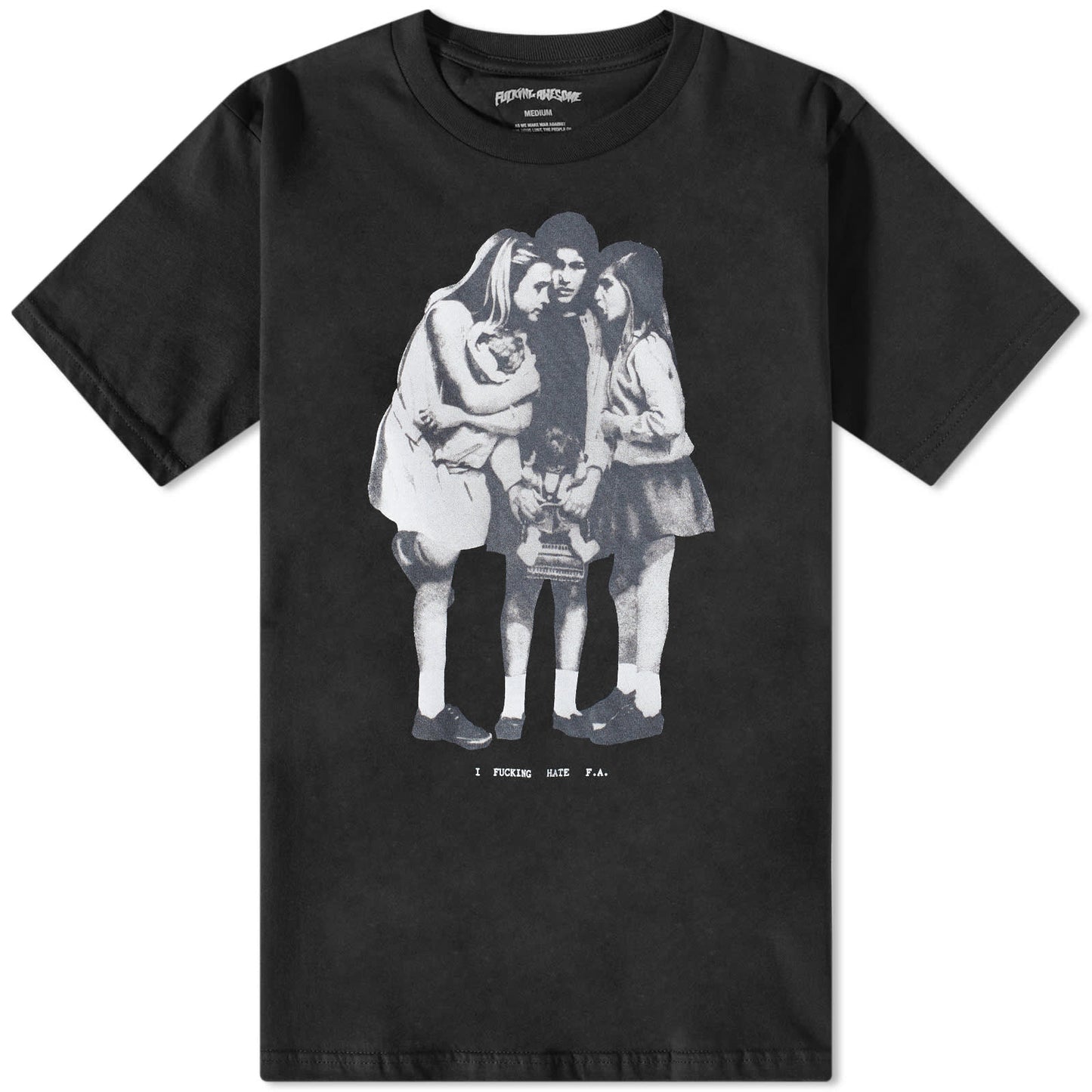 Fucking Awesome Tee Hate Black FA Skateboard T-Shirt