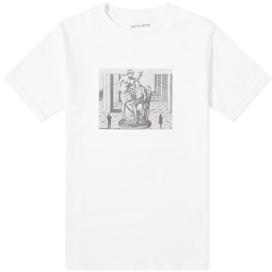 Fucking Awesome Tee Perspective Statue White FA Skateboard T-Shirt