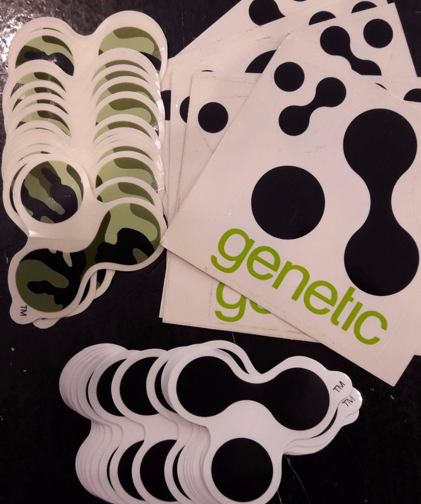 Genetic Shoes Skateboard Stickers 5 Pack Assorted Skate decal Limited