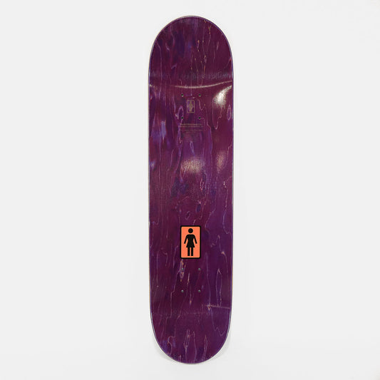 GIRL Skateboard Deck Breana Geering Good Time Goth 8.25"