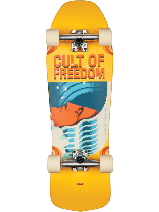Globe Complete Skateboard Blaster Cult of Freedom/Wavehead 9.25"