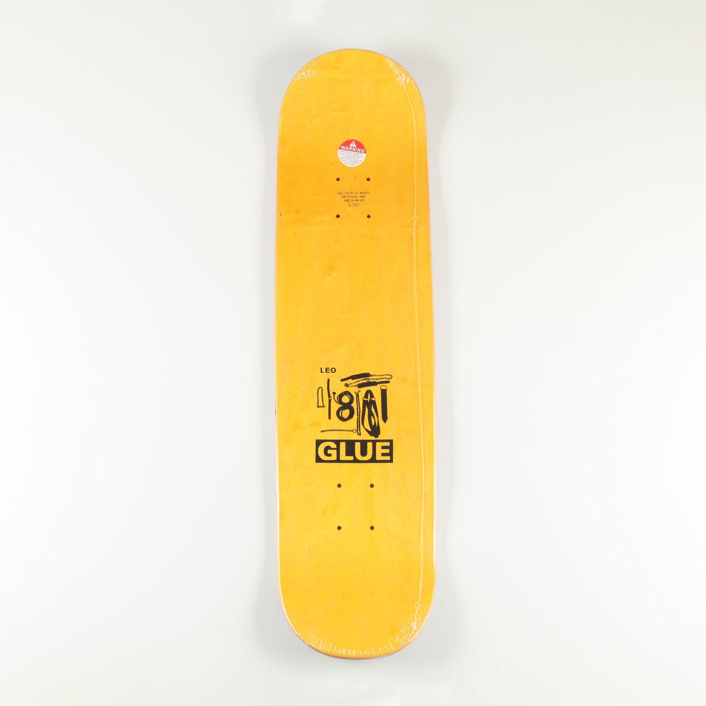 Glue Skateboard Deck Leo Baker Dirty Pigs 8.25"