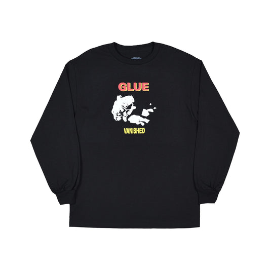 Glue Skateboards L/S Tee Vanished Black Skateboard Long Sleeve Shirt