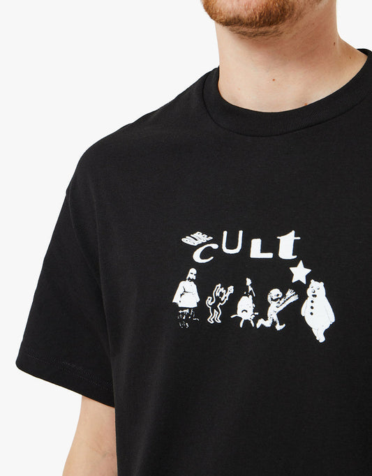 Glue Skateboards Tee Join Us Black Skateboard T-Shirt