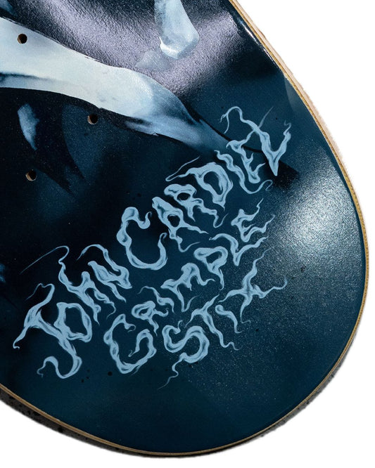 Grimple Stix Skateboard Deck Guest John Cardiel 9.18" Huffer shape