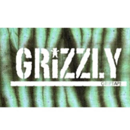Grizzly Grip Tape Tie Dye Green/Black Sheet Full Skateboard Deck Griptape