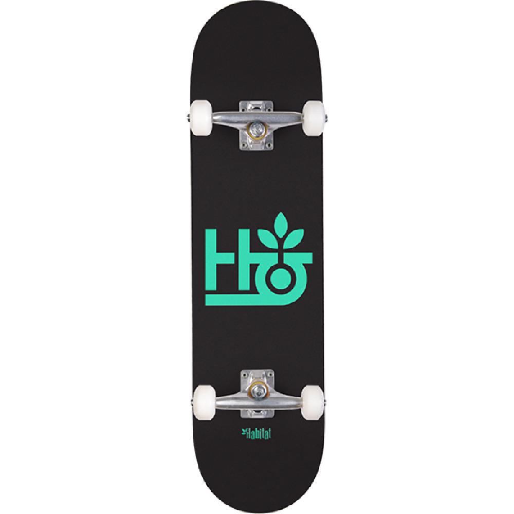 Habitat Complete Skateboard Pod Black/Teal 8"