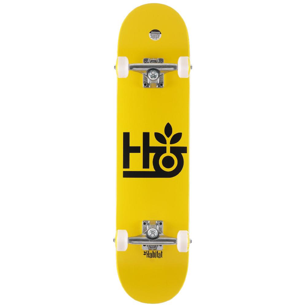 Habitat Complete Skateboard Pod Yellow 7.5"