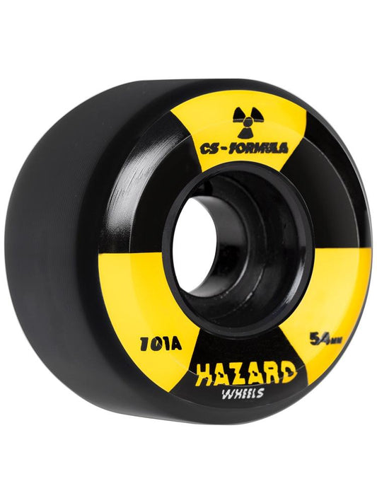 Hazard Skateboard Wheels Radio Active CS Conical Black 52MM