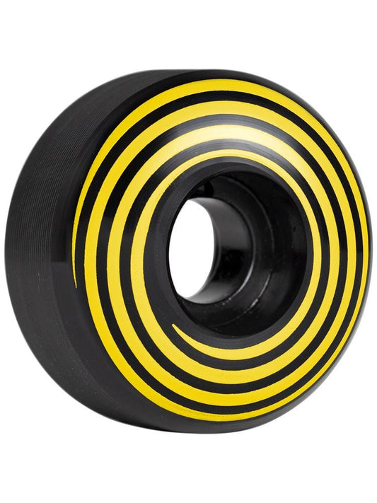 Hazard Skateboard Wheels Swirl CP Radial Black 53MM