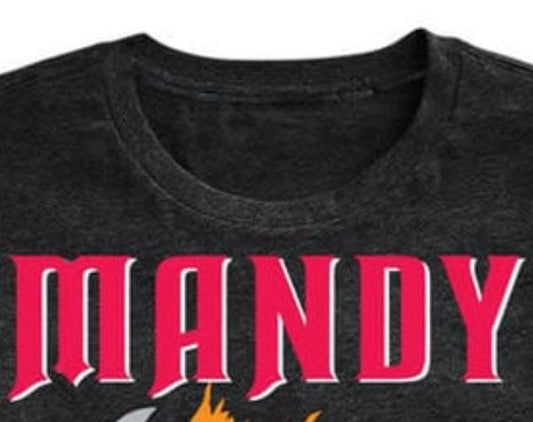 Heroin Tee Mandy Egg Black Skateboard T-Shirt