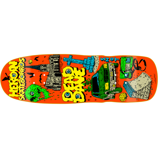 Heroin Skateboard Deck Dead Dave Life 10"