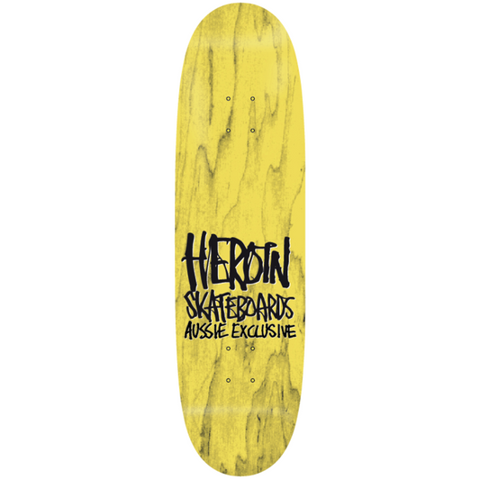 Heroin Skateboard Deck Very Big Emu Egg 10" Shaped (Limited Edition)