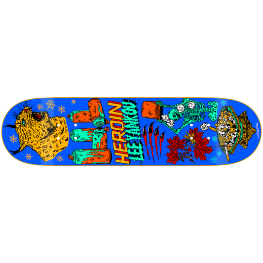 Heroin Skateboard Deck Lee Yankou Life 8.25"