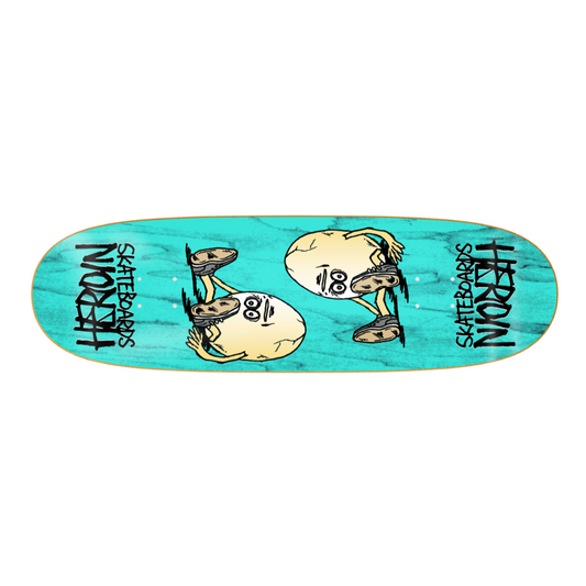 Heroin Skateboard Deck Symmetrical Egg 9.75" Shaped (Limited Edition)