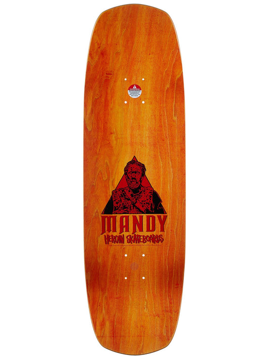 Heroin Skateboard Deck x Mandy Enemy Symmetrical 9.5"