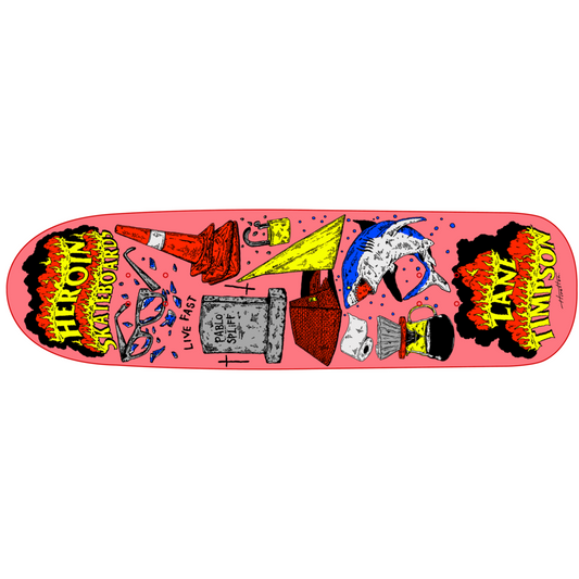 Heroin Skateboard Deck Zane Timpson Life 9"