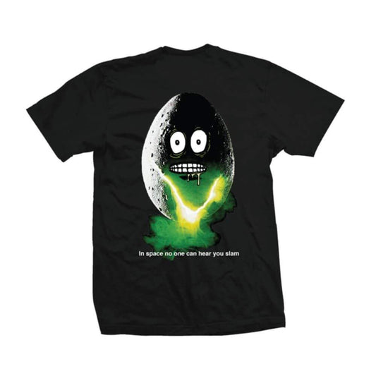 Heroin Tee Space Egg Black New Skateboard T-Shirt