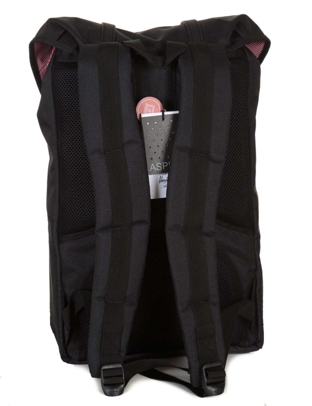 Herschel Supply Co Backpack Little America Black Rubber Mesh School Travel Bag