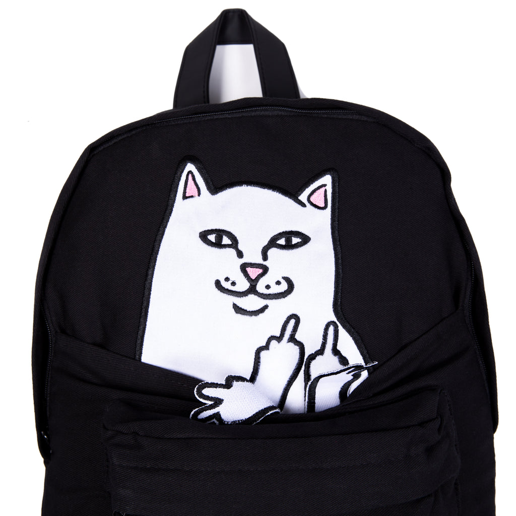 Rip N Dip Backpack Lord Nermal Peace Hands (Removable) Black Skate Bag