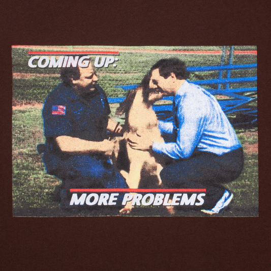 Hockey Hood More Problems Brown Skateboard Hoodie Hoody