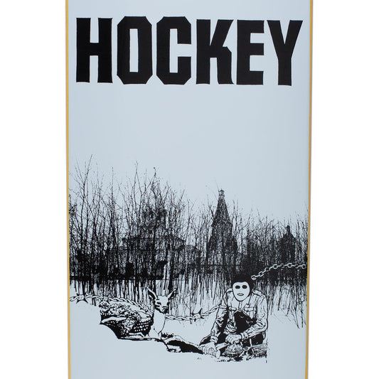 Hockey Skateboard Deck Nik Stain Whisper Blue 8.5"