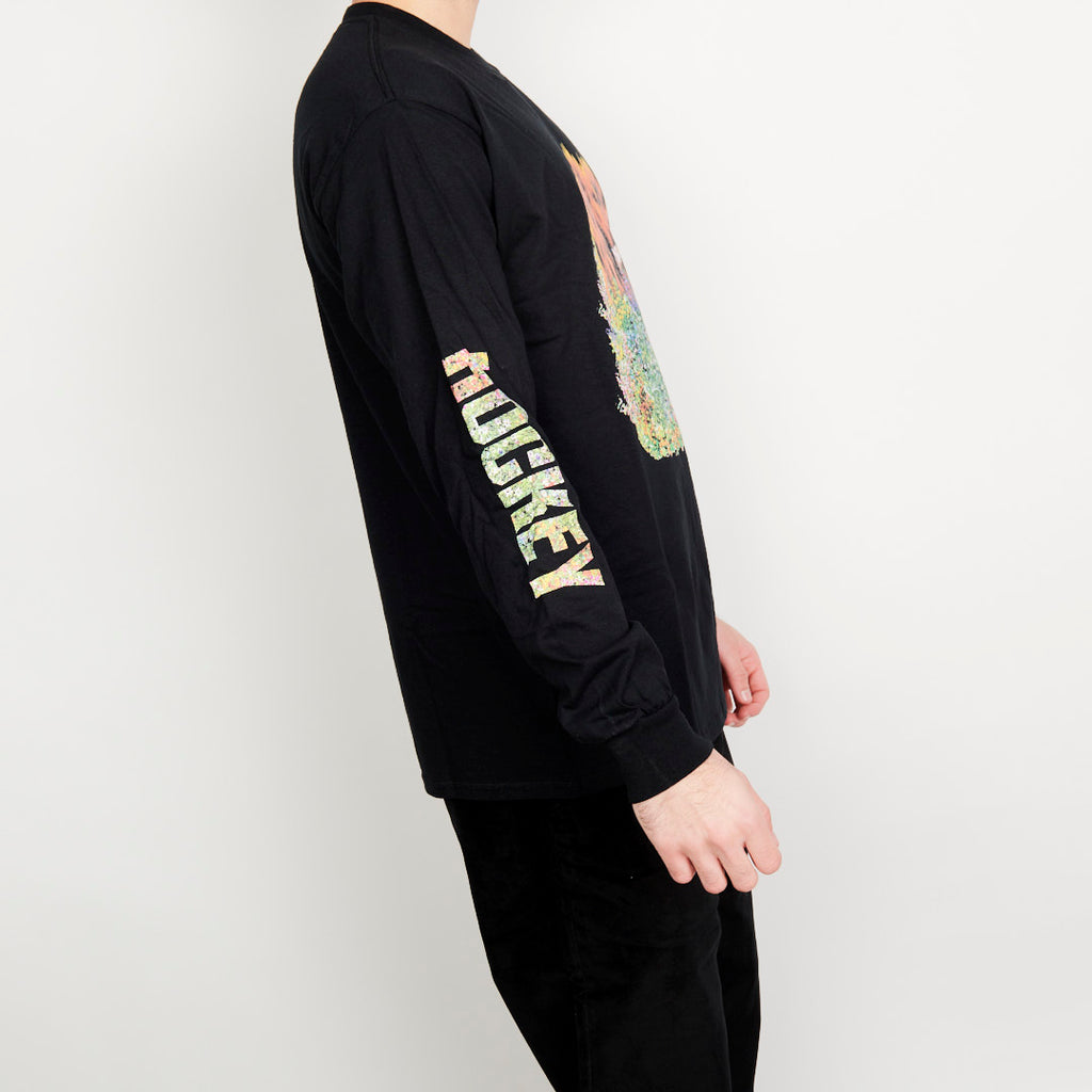 Hockey Tee Aria L/S Black Long Sleeve Skateboard T-Shirt
