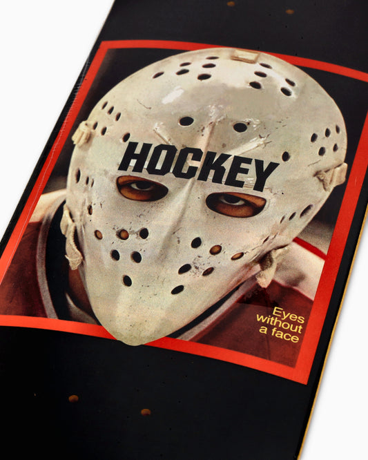 Hockey Skateboard Deck War On Ice Black 8.25"