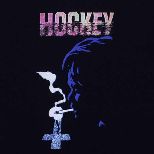 Hockey Tee Confession Black Skateboard T-Shirt
