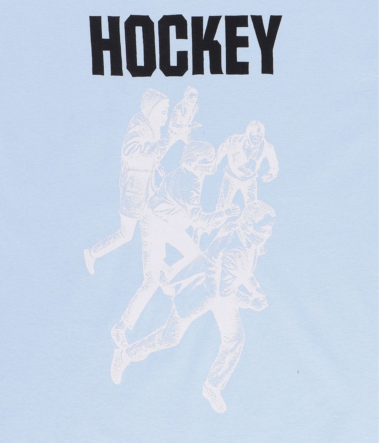 Hockey Tee Vandals Light Blue Skateboard T-Shirt