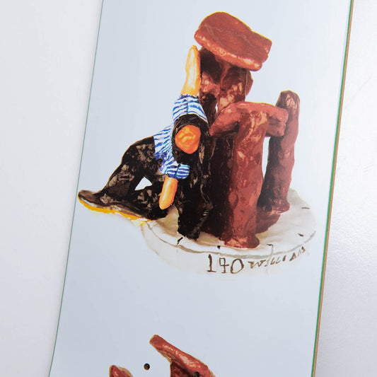 HoDDLE Skateboards Deck Williams Street Ceramic 8.5" Art by Eli Wolfe Cheshire