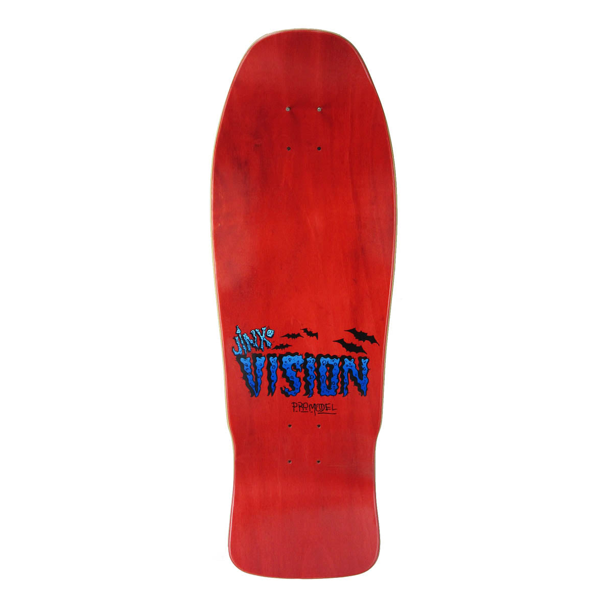 Vision Skateboards Deck Jinx Modern Concave Red Stain 10" Reissue
