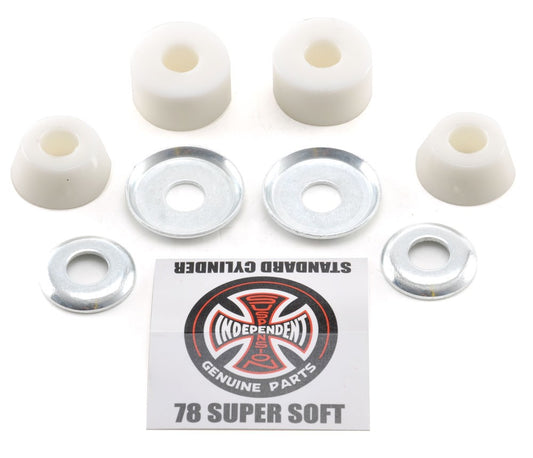 Independent Bushings 78A Super Soft White Indy Bushings Skateboard Truck Rubbers