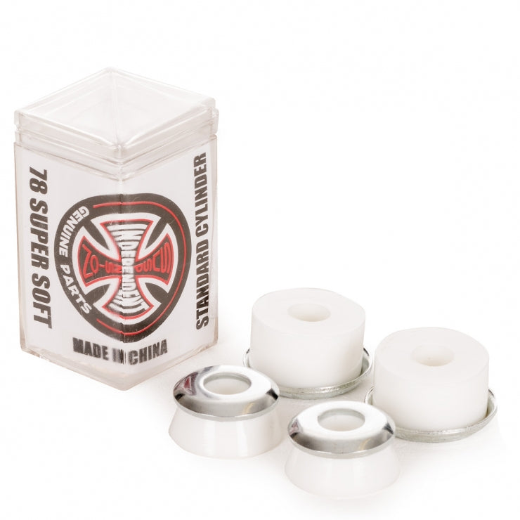 Independent Bushings 78A Super Soft White Indy Bushings Skateboard Truck Rubbers
