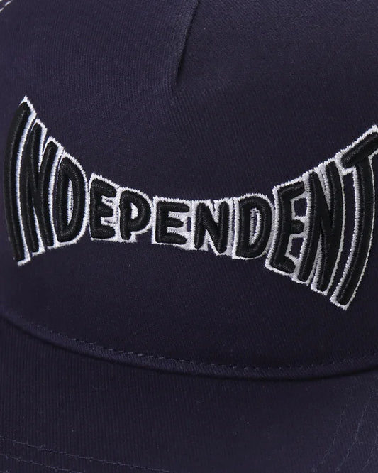 Independent Trucker Cap Spanning Midnight Navy OSFA Indy Trucks Skateboard Hat