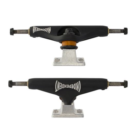 Indy Skateboard Trucks 144 Pro Mason Silva Black Silver Standard 8.25"