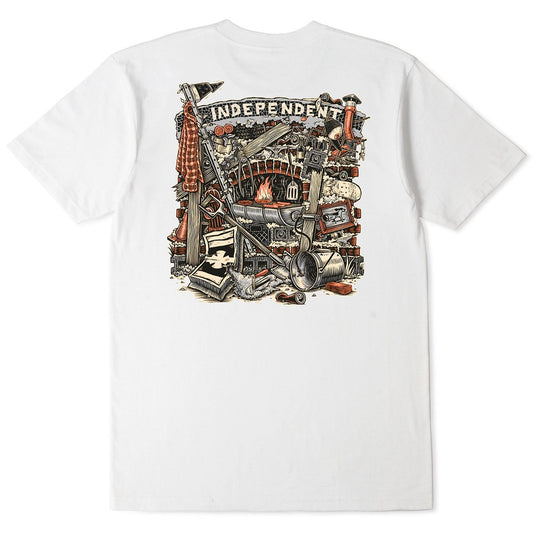 Indy Tee Crust WHITE New Mens Independent Trucks Skateboard T-Shirt