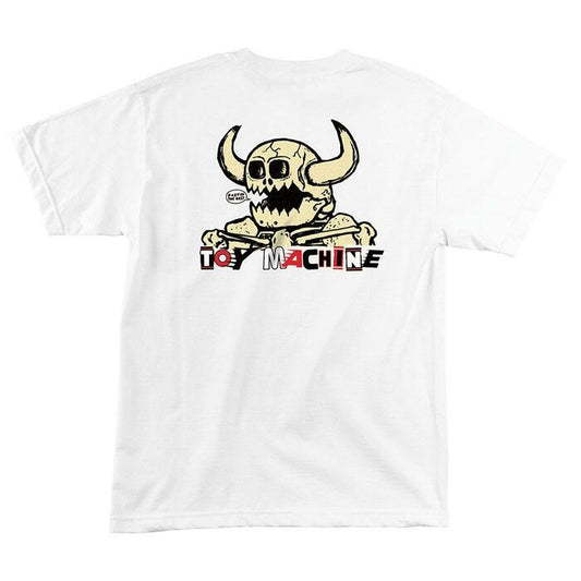 Indy x Toy Machine Tee Mash Up White Independent Trucks Skateboard T-Shirt
