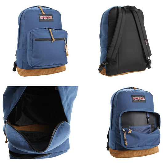Jansport Backpack Right Pack NAVY 31L Luggage Skate School Travel Bag