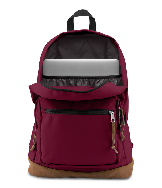 Jansport Backpack Right Pack Russet Red 31L Luggage Skate School Travel Bag