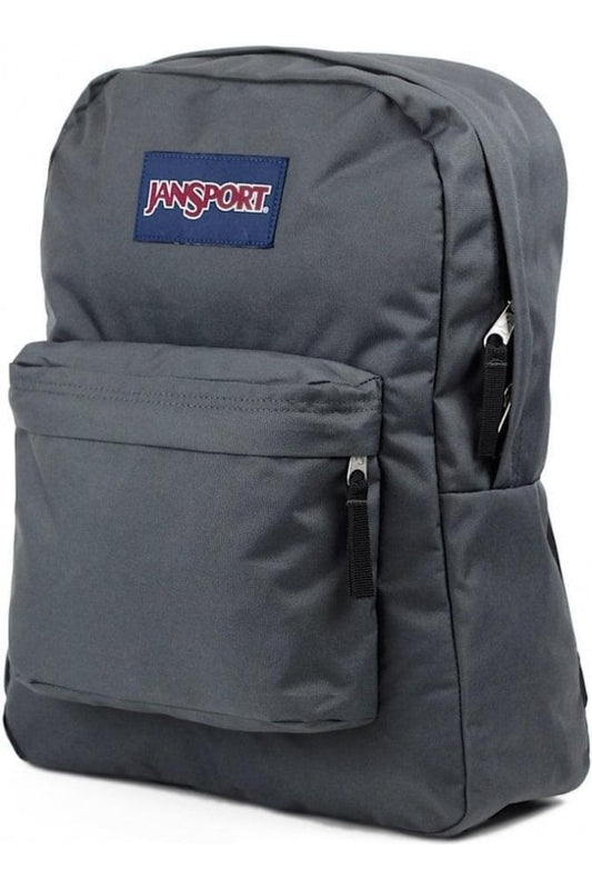 Jansport Backpack Superbreak FORGE GREY Skate School Travel Bag