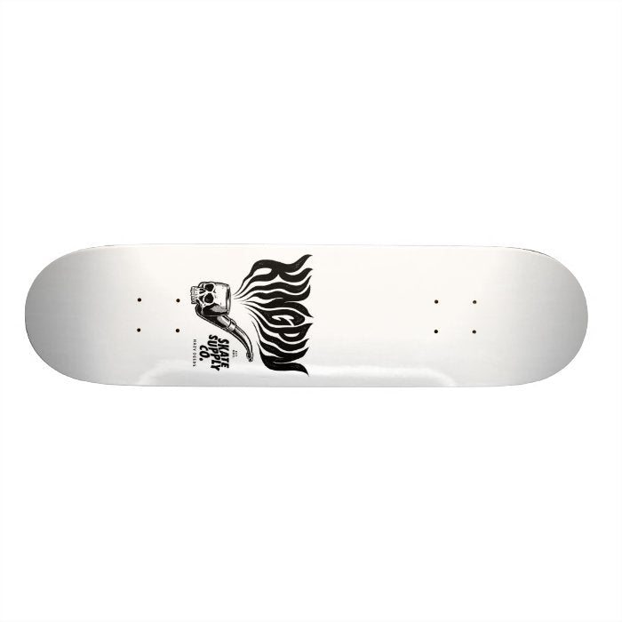 Kingpin Skate Supply Deck Hazy Deeds White