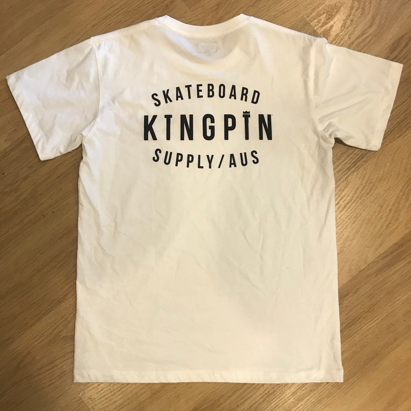 Kingpin Skate Supply Tee Retro White New Skateboard T-Shirt