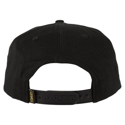 Krooked Cap OG Bird Black Yellow Emb Snap back Skateboard Hat
