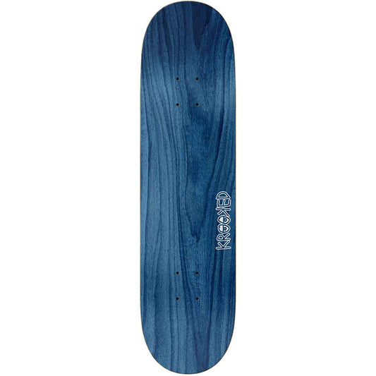 Krooked Skateboard Deck Flowers 8.5" Yellow