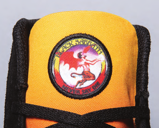 Lakai Shoes Newport Hi Black Sabbath Black Gr Suede USA SIZE Skateboard Sneakers